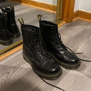 Dr. Martens Black Leather Boots